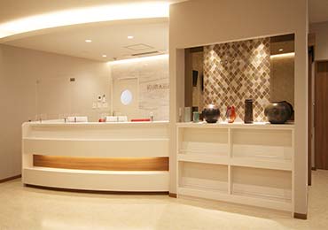 衛生面に配慮した院内